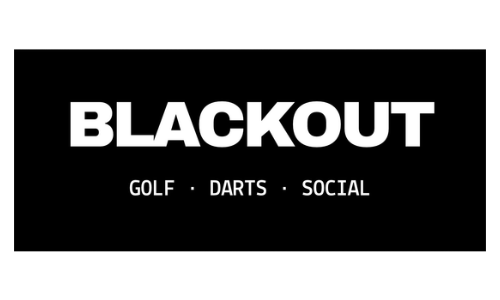 Blackout Golf Darts Social logo