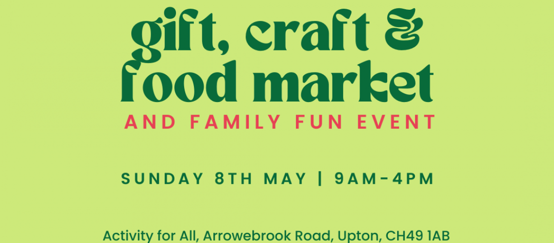 gift, craft & food market and family fun event